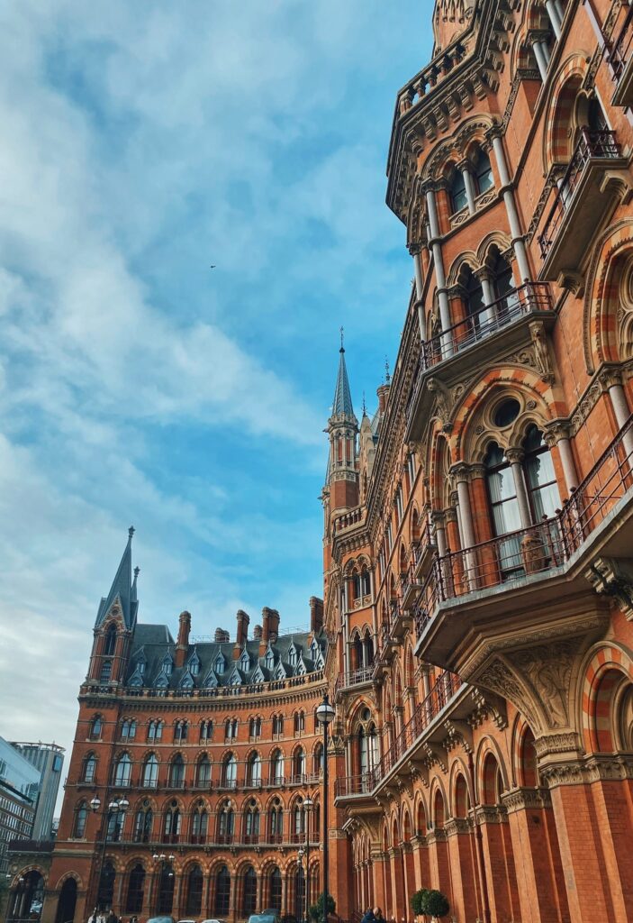 Exterior of St Pancras Chambers 