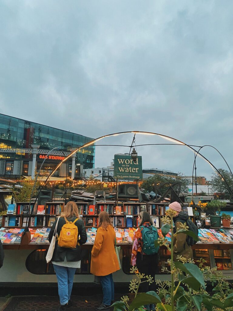 Word on the Water bookshop barge in King's Cross