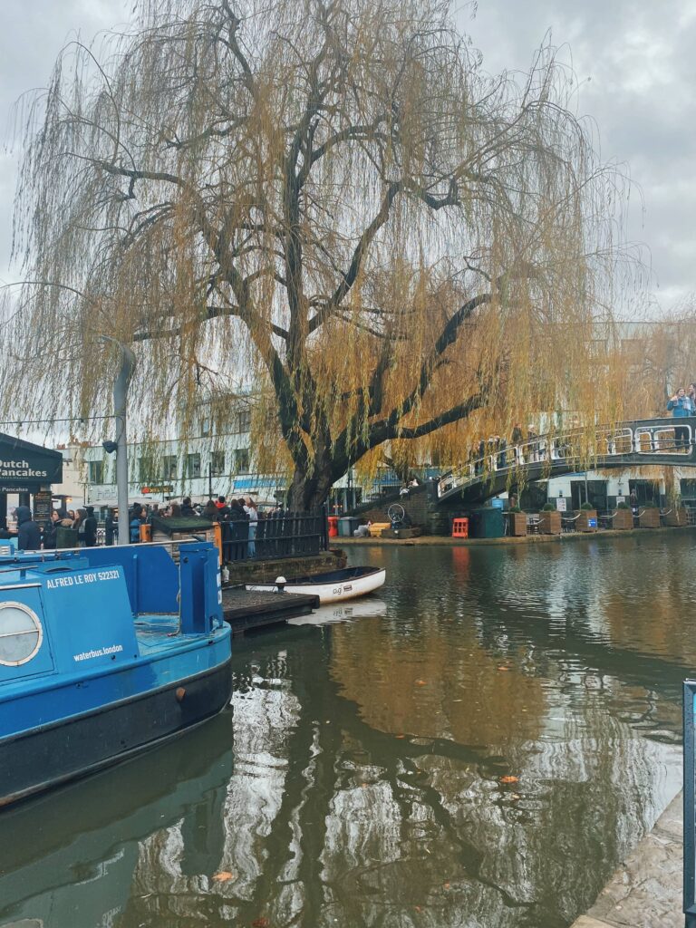 View of the Regent's Canal from Camden Market 
