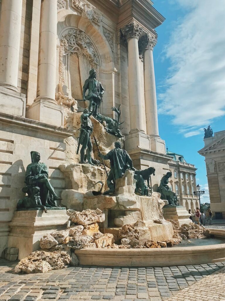Fountain at Buda Castle, Budapest
