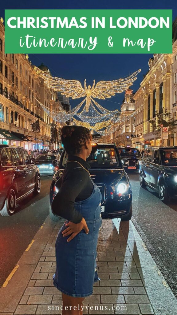 The Ultimate Christmas in London itinerary pin