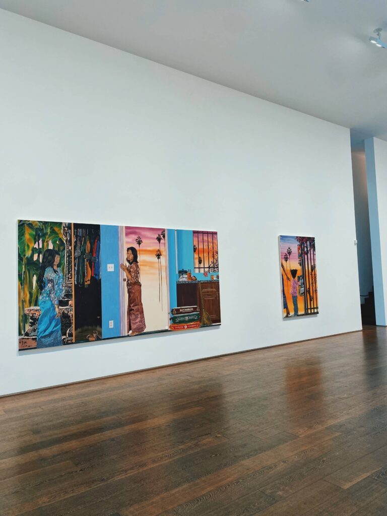 Inside view of Miro Gallery in Islington, London