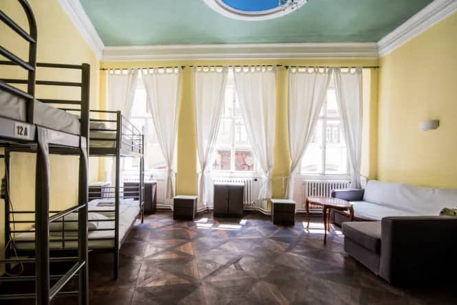 Charles Bridge Economic Hostel dorm room