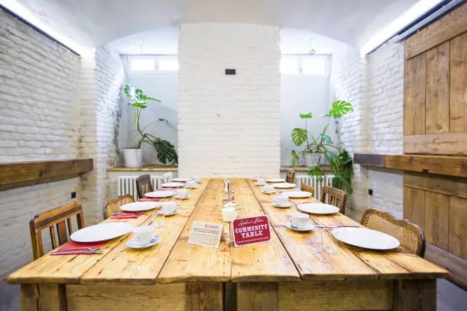Sophie's Hostel dining room