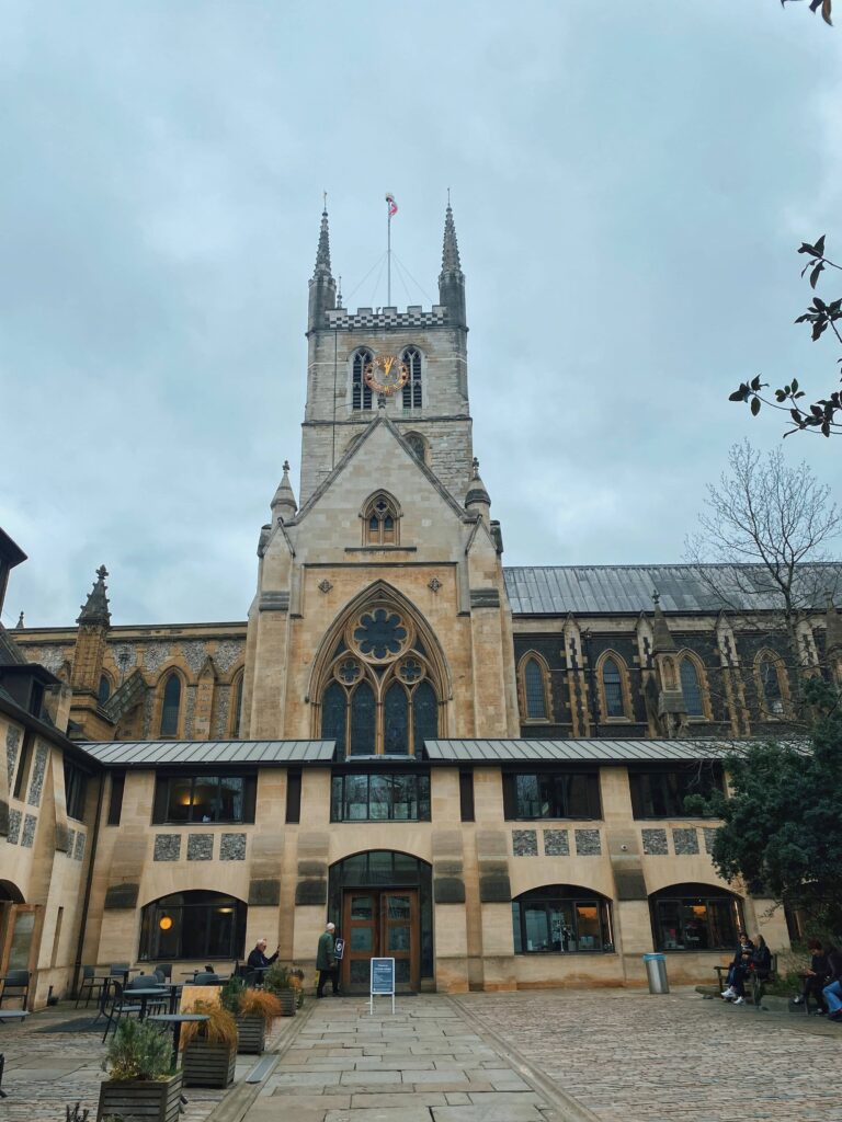 View of Southwark Cathedral in London
