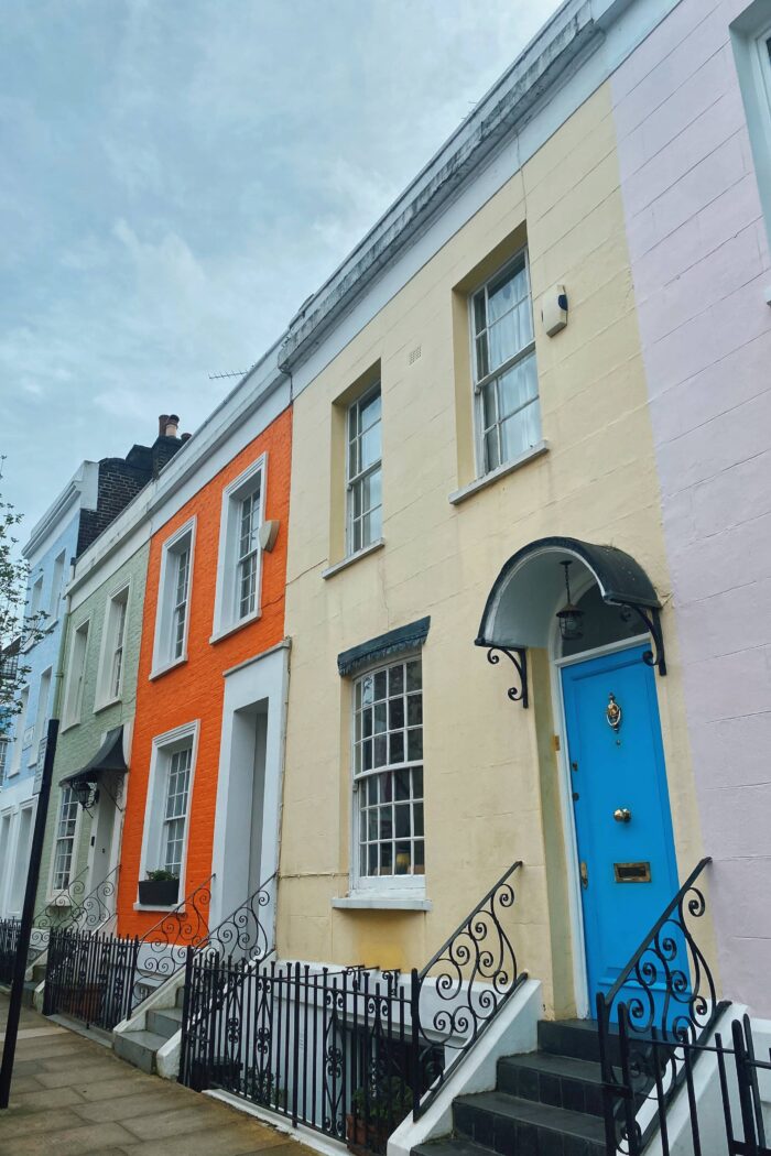 Where to Find Colorful Houses in Notting Hill, London + Map