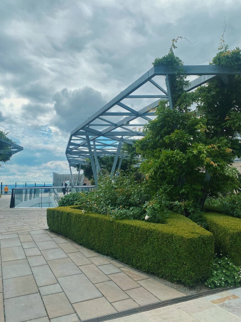 View of the garden at Garden at 120