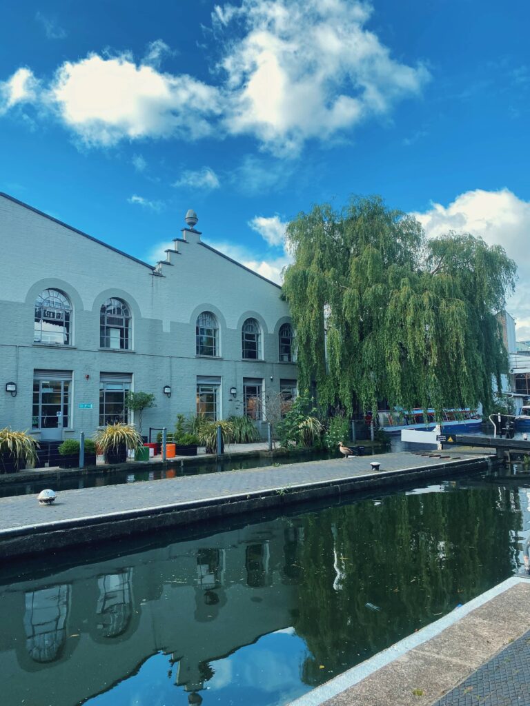 View of Hawley Lock in Camden, London