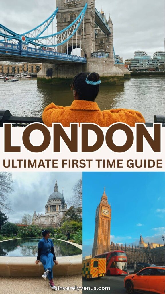 The Ultimate First-Timer's Guide to London pin