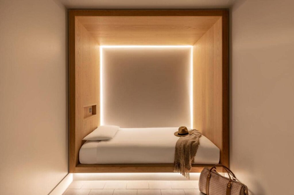 Bedroom view  of Zedwell Piccadilly Circus hotel in London