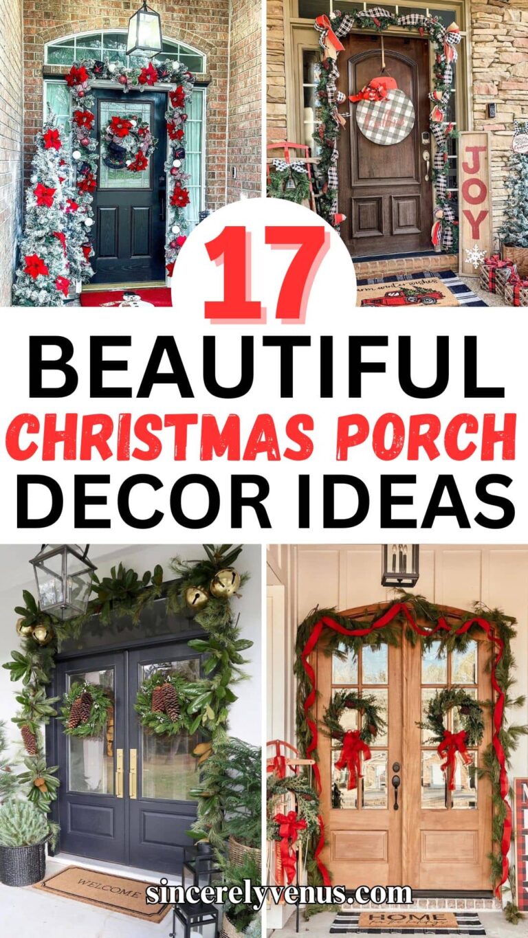 17 Beautiful Christmas Porch Decorating Ideas