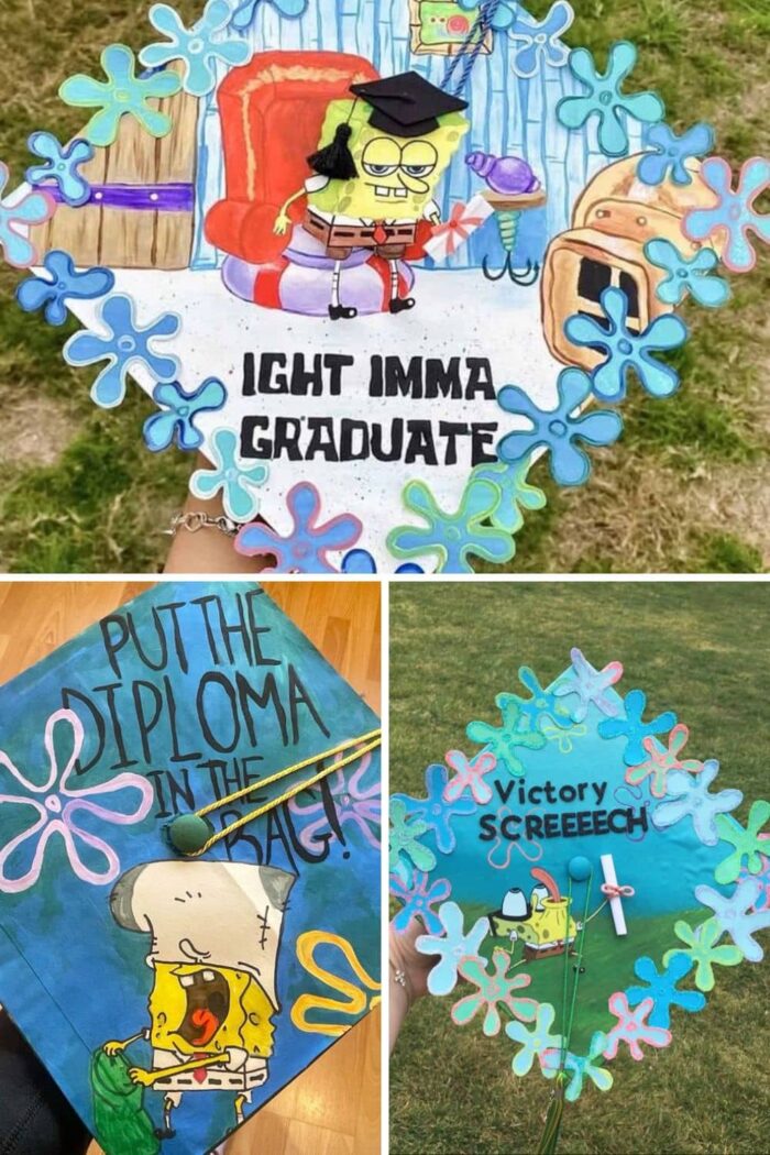 26 Hilarious Spongebob Graduation Cap Ideas to Recreate for Your Graduation Ceremony