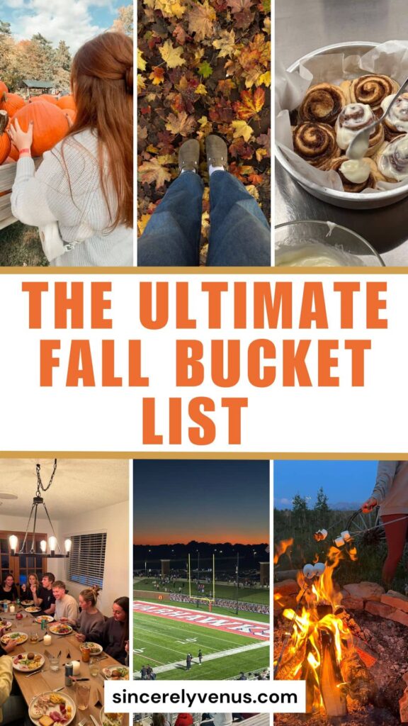 Ultimate Fall Bucket List for Adults pin